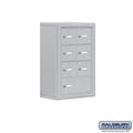 4 Door High Aluminum Cell Phone Storage Locker H7904