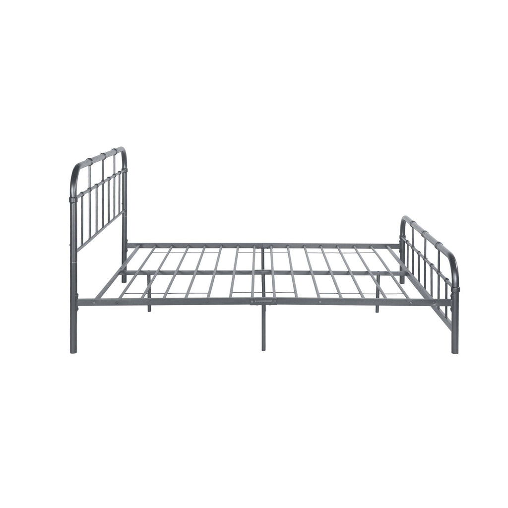 Charcoal Gray Queen Size Bed Frame W188