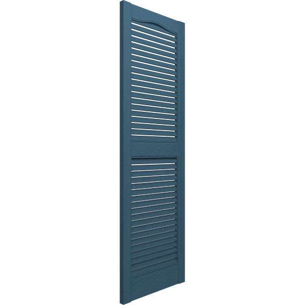 Classic Blue Open Louver Shutters C237652
