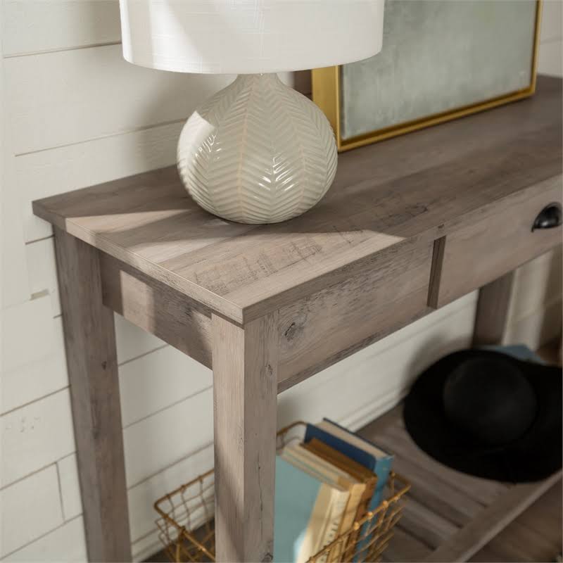 Gray Wash Console Table A541591
