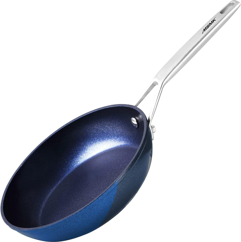 12-inch Nonstick Frying Pan with Lid Stainless-steel Induction Base P432787