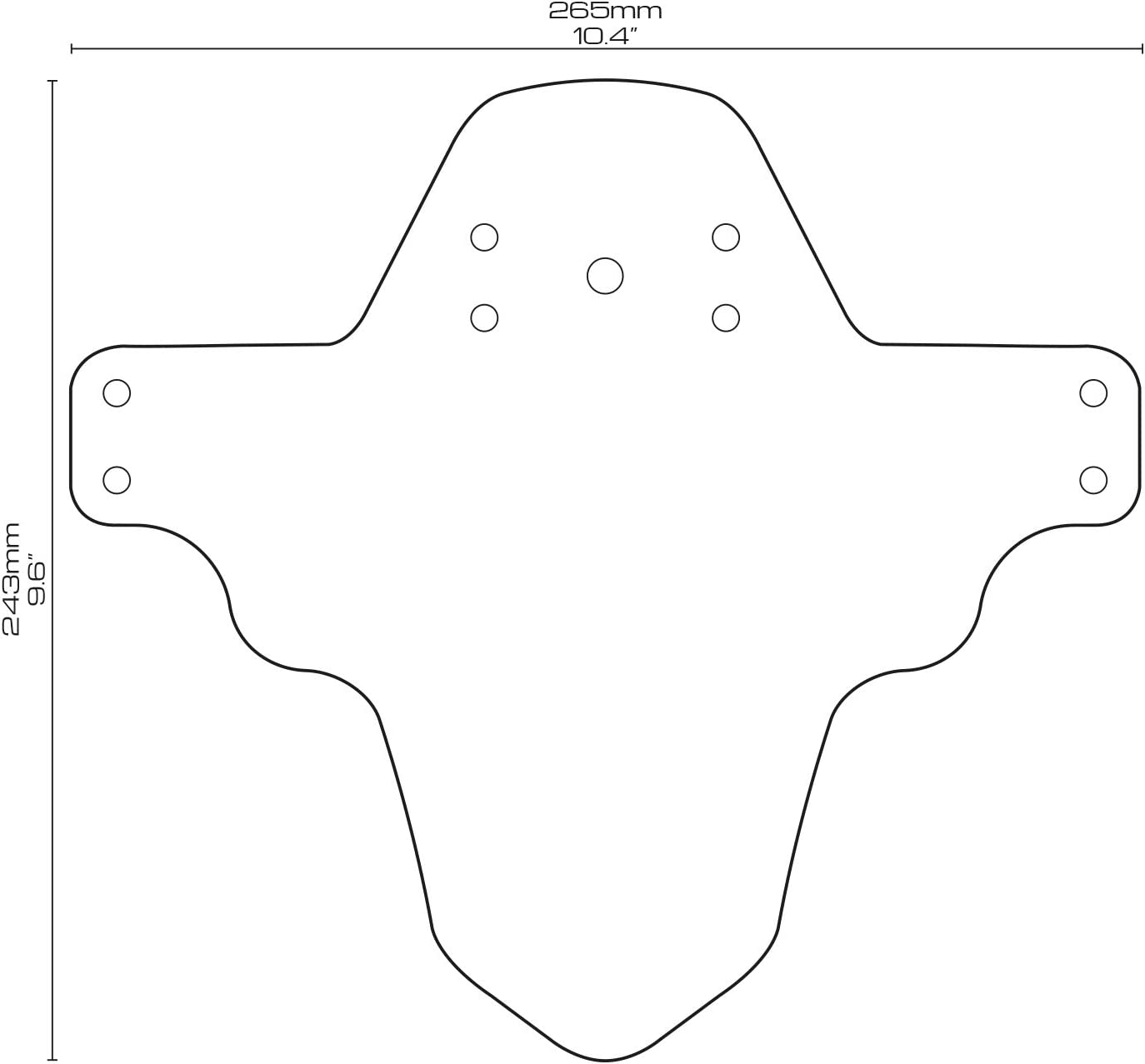 Front Mudguard for 26'',27.5'',29'' J383355