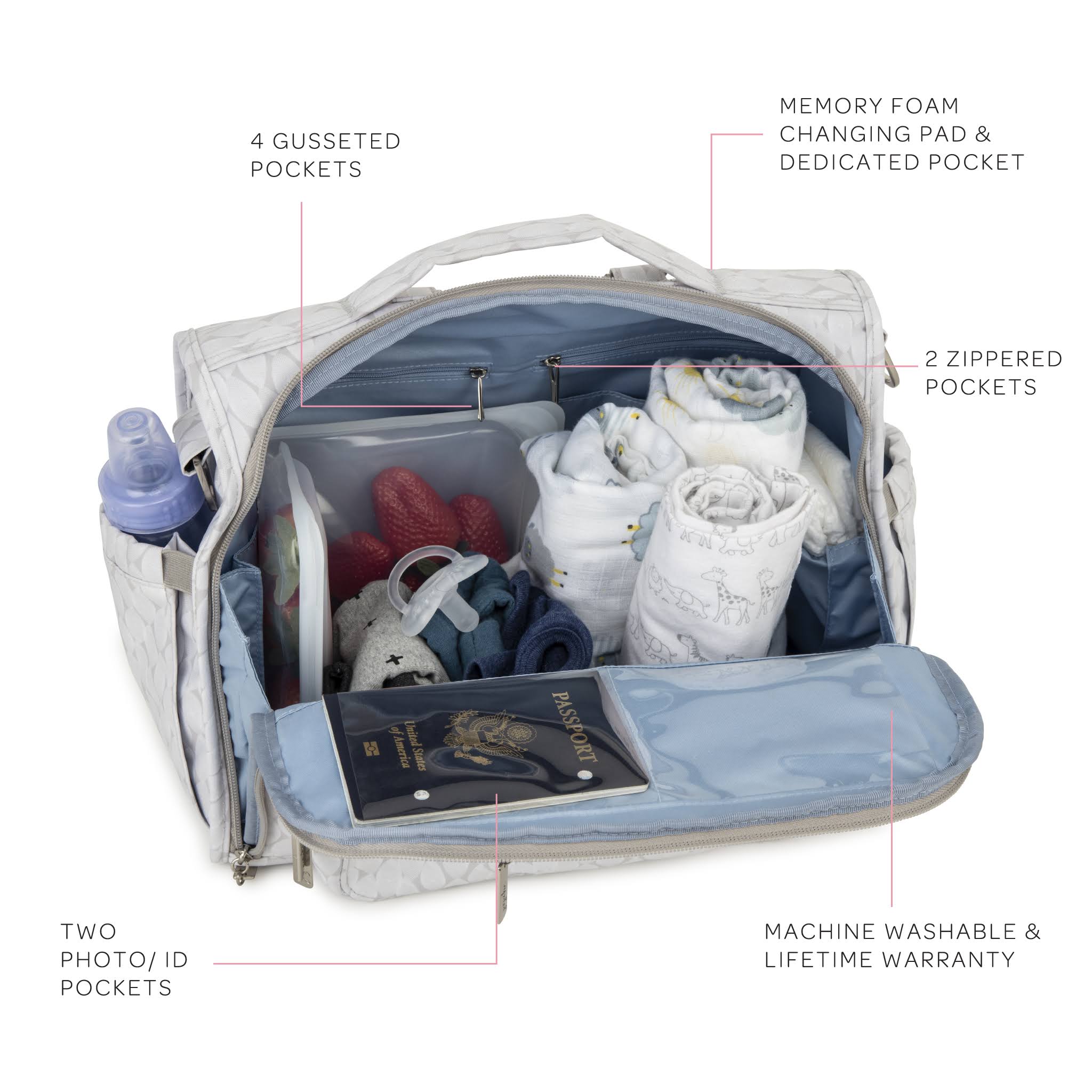 Cozy Knit Diaper Bag Q283