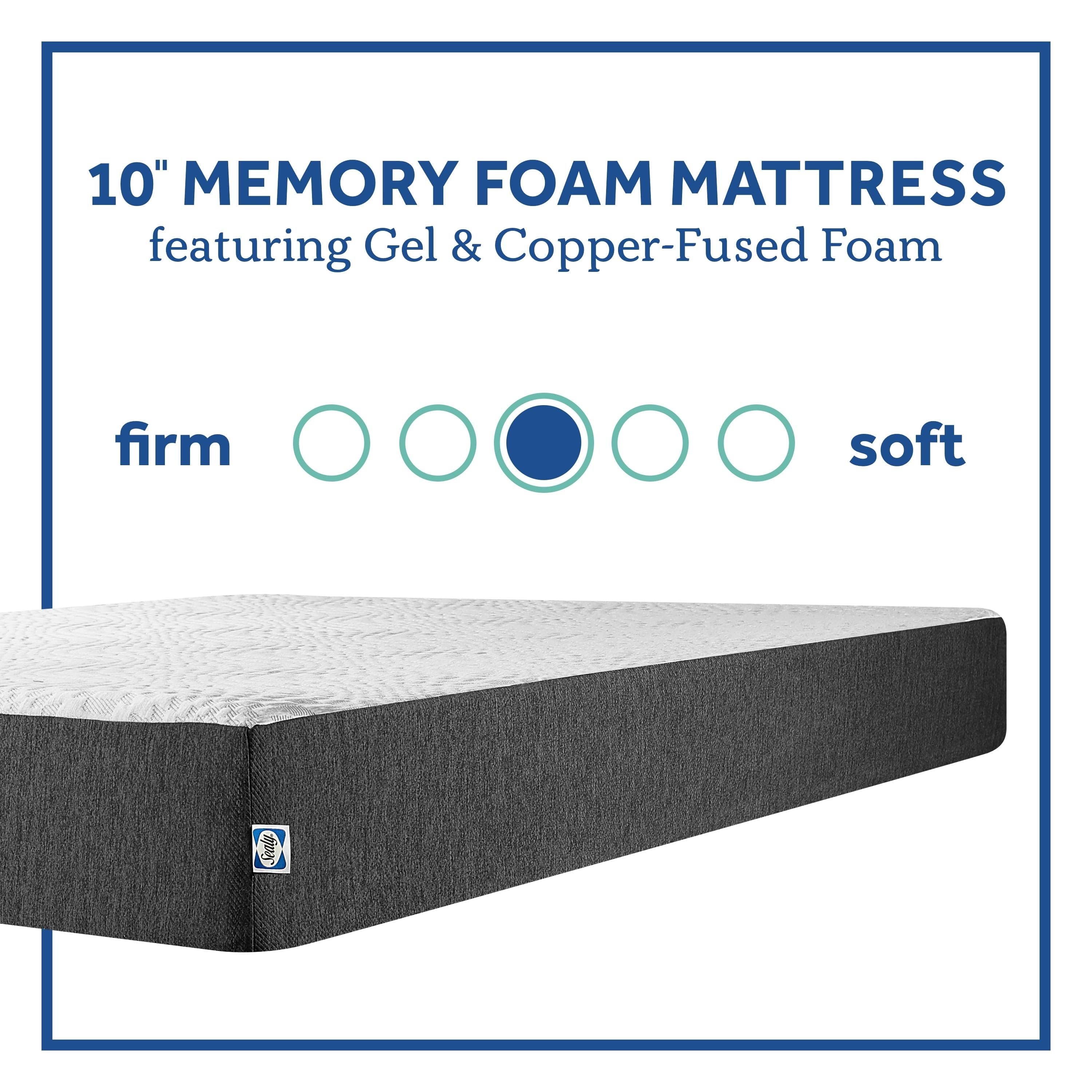 10-Inch Medium Memory Foam Mattress Twin P435