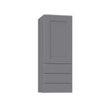 Gray Wall Cabinet with Three Drawers P3281