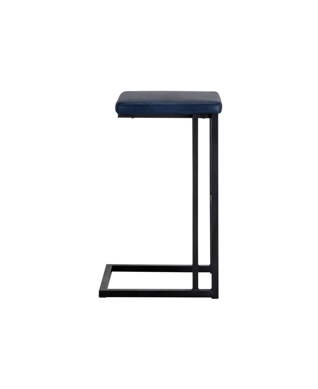 Black Faux Leather Barstool T40818