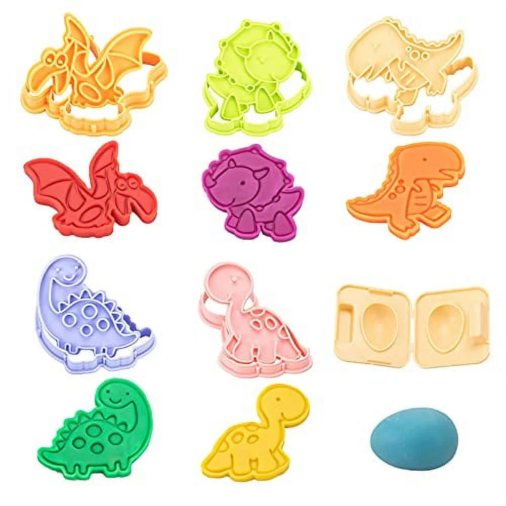 42Pcs Play Dough Tools Kit with Storage Bag J808755