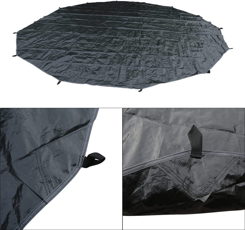 3M Outdoor Black Ultralight PE Round Mat H836