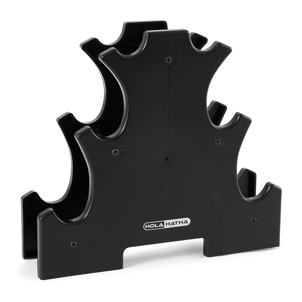 3, 5, and 8 Pound Dumbbell Hand Weight Set with Storage Rack P3401