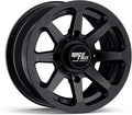 12in Matte Black ATV Wheel Rim 4x137 5+2 Offset Single Pack of 2 B52001