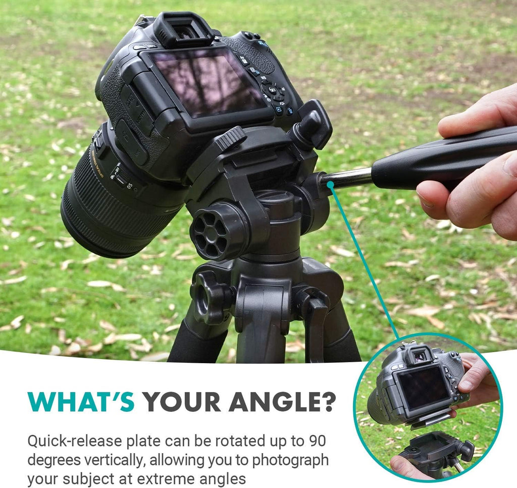 Vlog Kit with Adjustable Mobile Phone Holder and Camera Tripod R970976