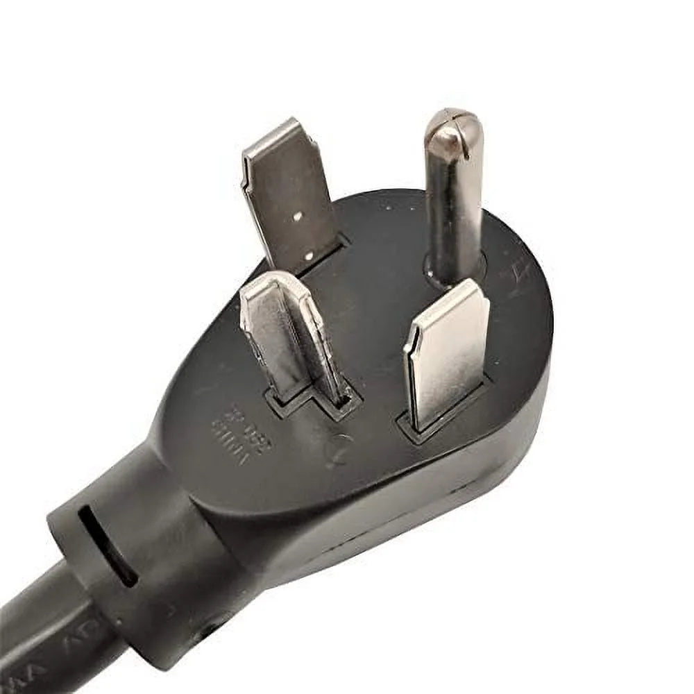 Adapter Cord 4 Prong Dryer Plug 14-30P to 14-60R Welder Receptacle, 30A, 125V/250V 1.5FT D415