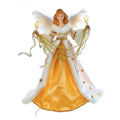Cream and Gold Angel Treetop U65913