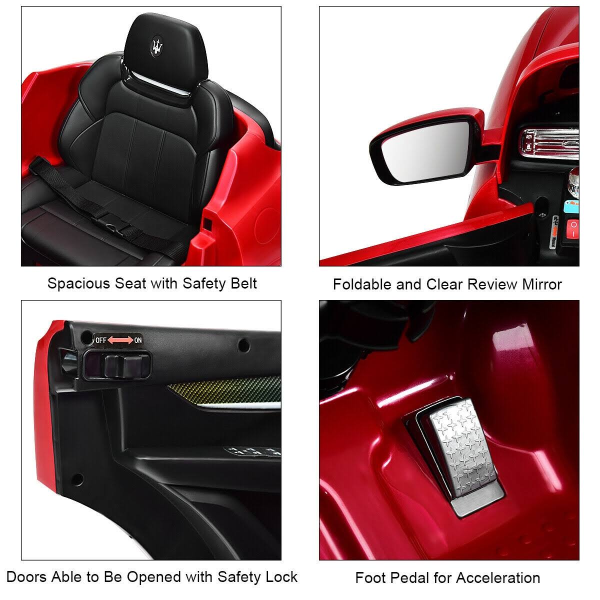 6V Red Kids Ride on Car Z50104
