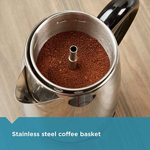 8 Cup Stainless Steel Electric Coffee Percolator Y54110