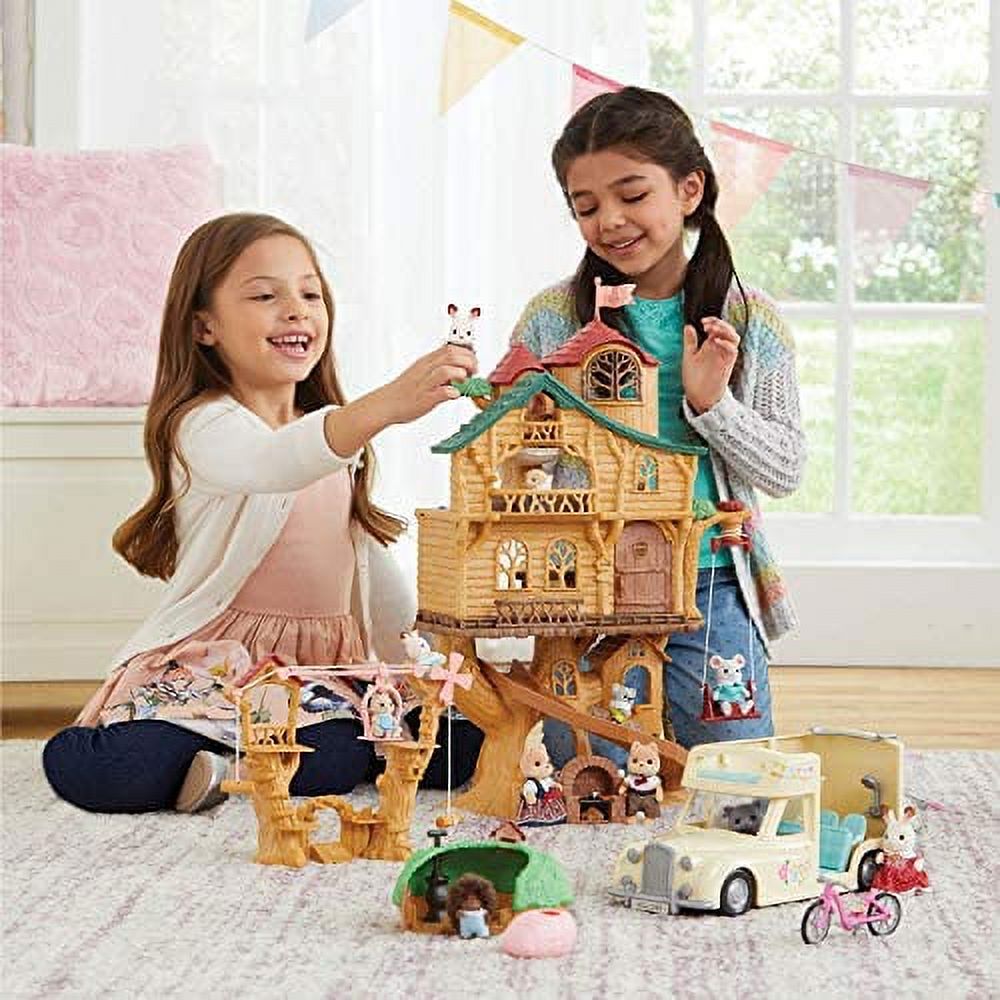 Baby Ropeway Park Dollhouse Toy with Rabbit Figure Y35317