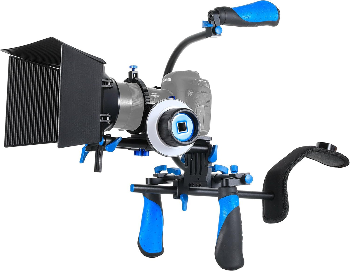 DSLR Rig Shoulder Mount with Follow Focus and Matte Box O13817
