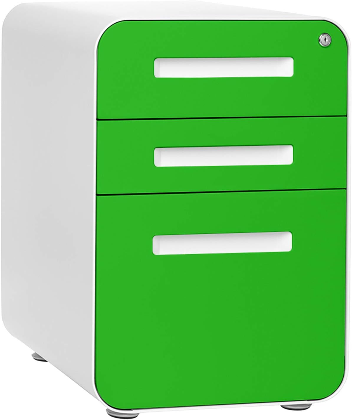 3-Drawer Mobile File Cabinet Dark Grey L299