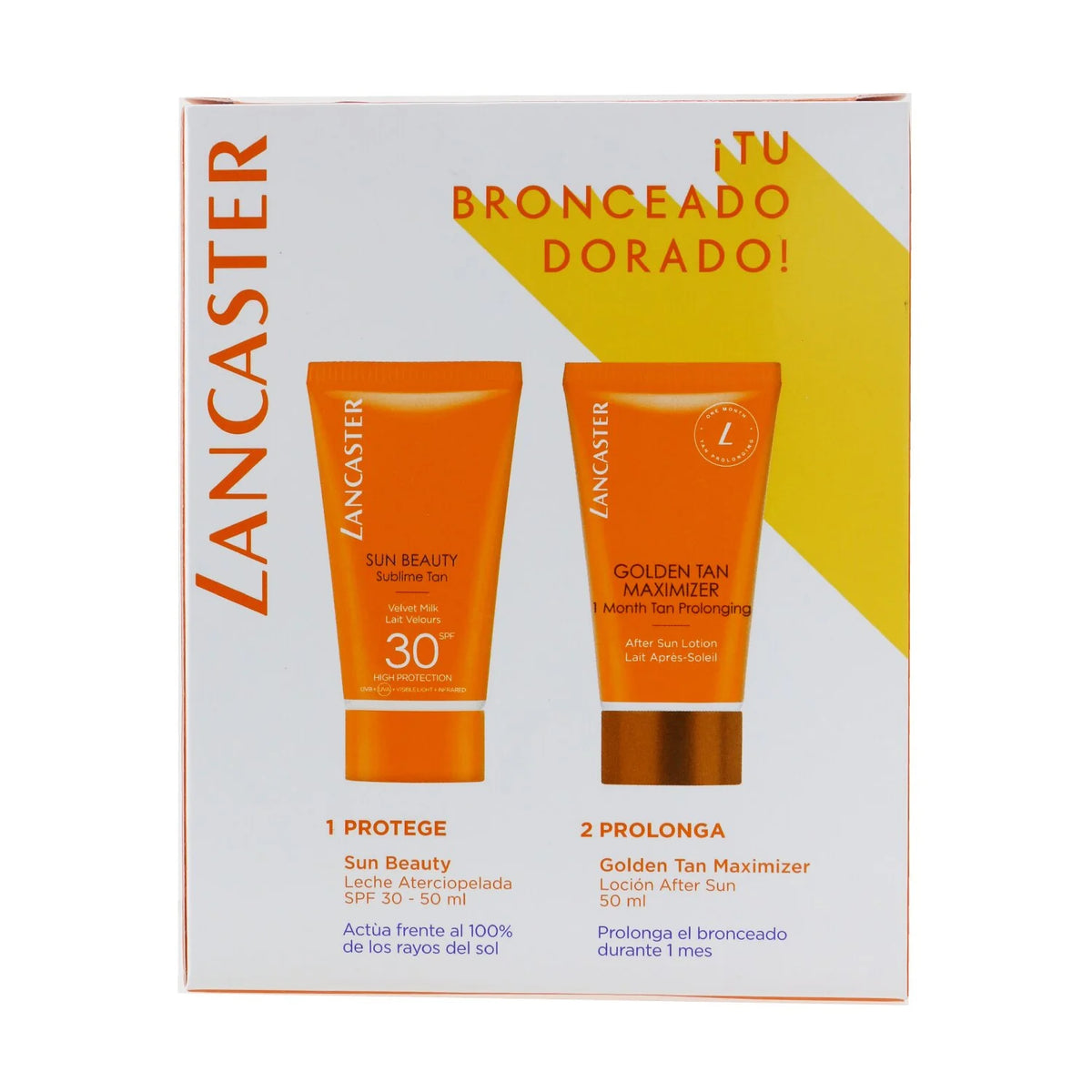 Sun Beauty Sublime Tan Velvet Milk SPF 30 and Golden Tan Maximizer After Sun Lotion 2pcs V711