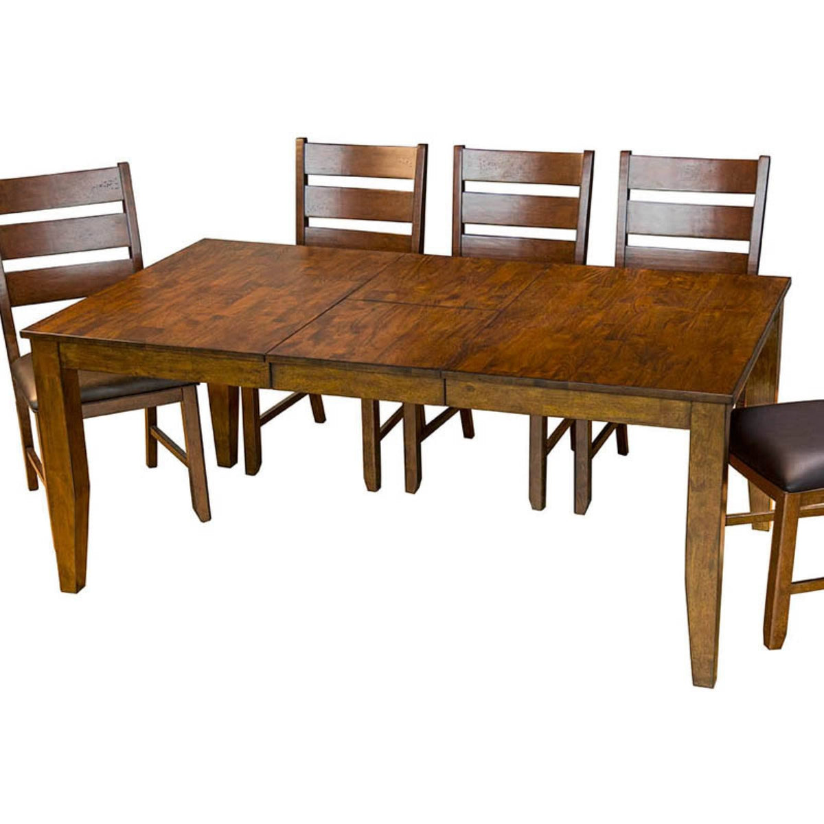 72x22 Rectangular Leg Table with Butterfly Leaf Y154
