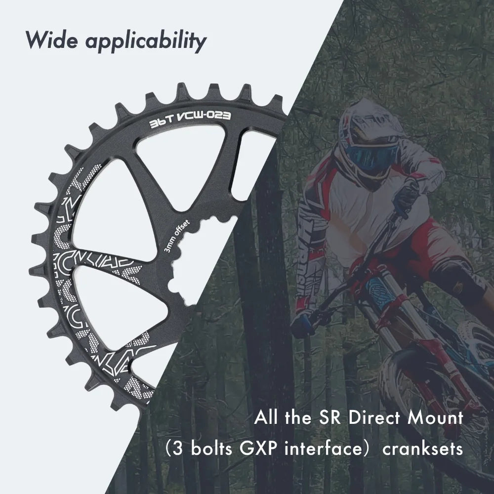 Oval Chainring Direct Mount for Sram GXP 30T 32T 34T 36T 38T I74870