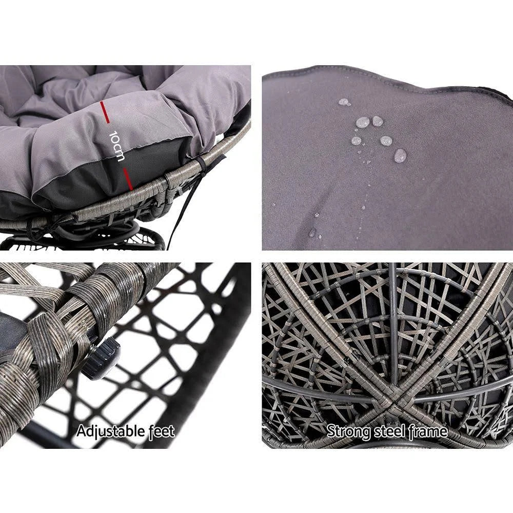 Grey Papasan Chair P991928