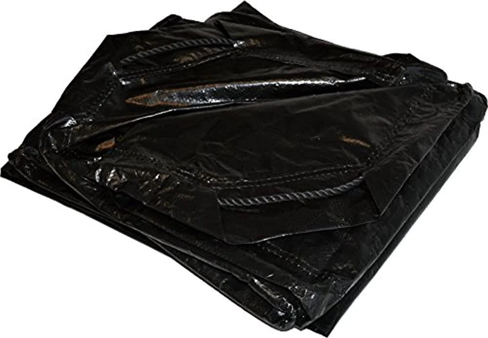 7' x 9' Black 12-mil Poly Truck Tarp B18656