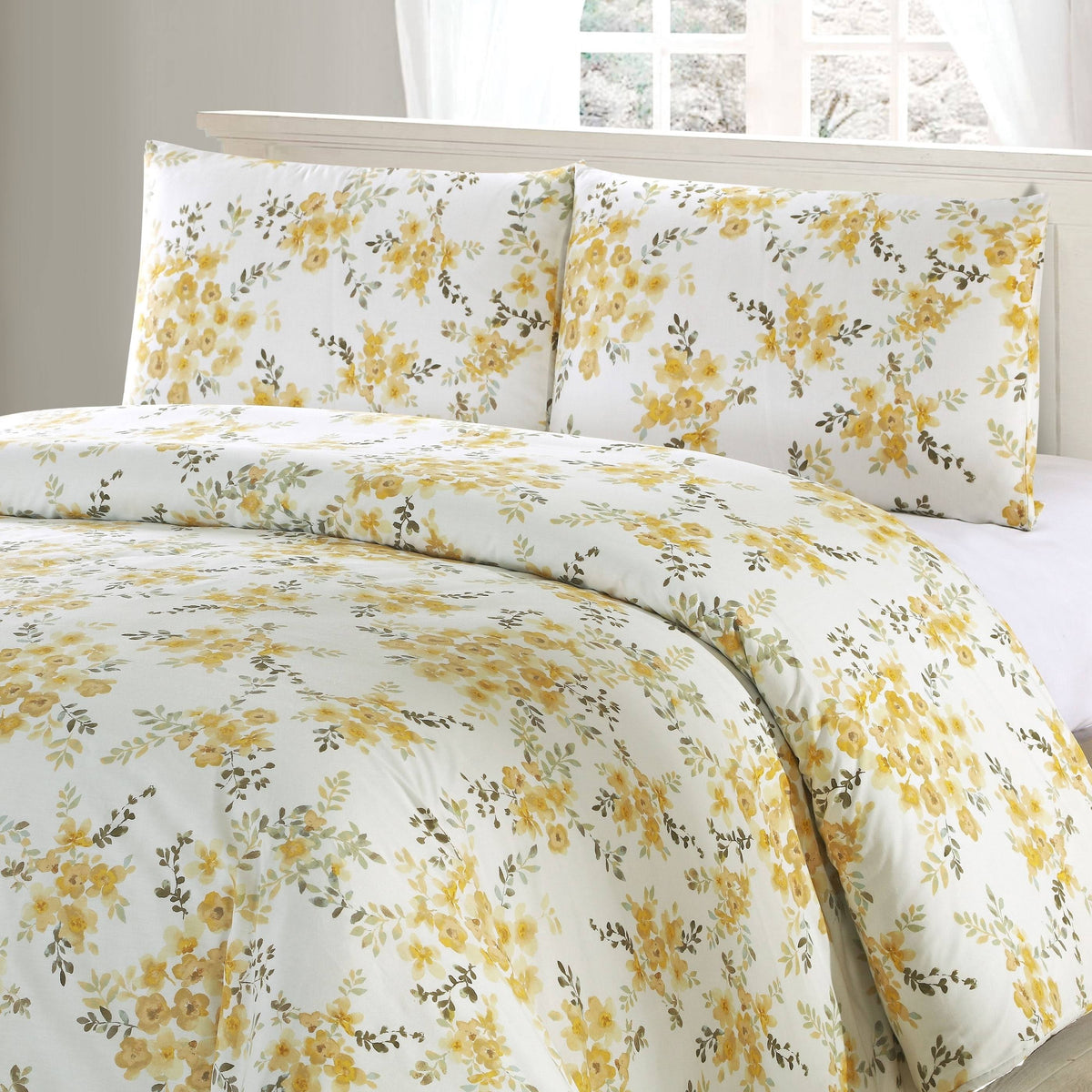 King 3 Piece Cotton Duvet Cover Set N1301