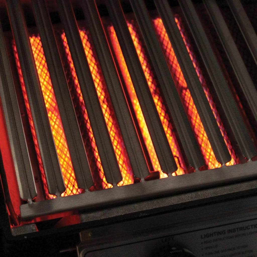 Natural Gas Grill on Stainless Steel Cart K316