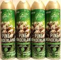 Pine Wonderland Air Freshener Spray 8 OZ Pack of 4 B13254