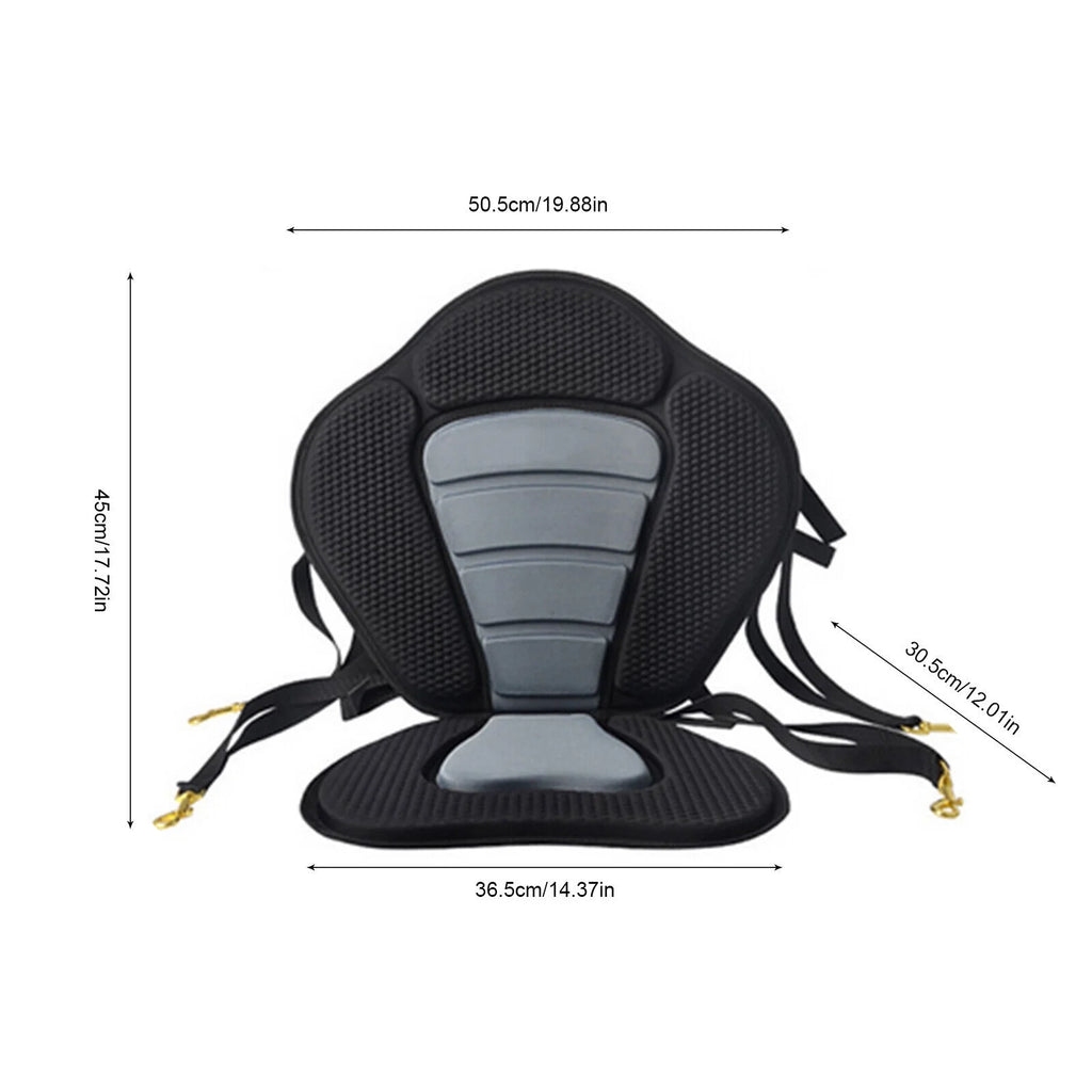 Padded Kayak Seat with Storage Bag Detachable Canoe Seat Q97225