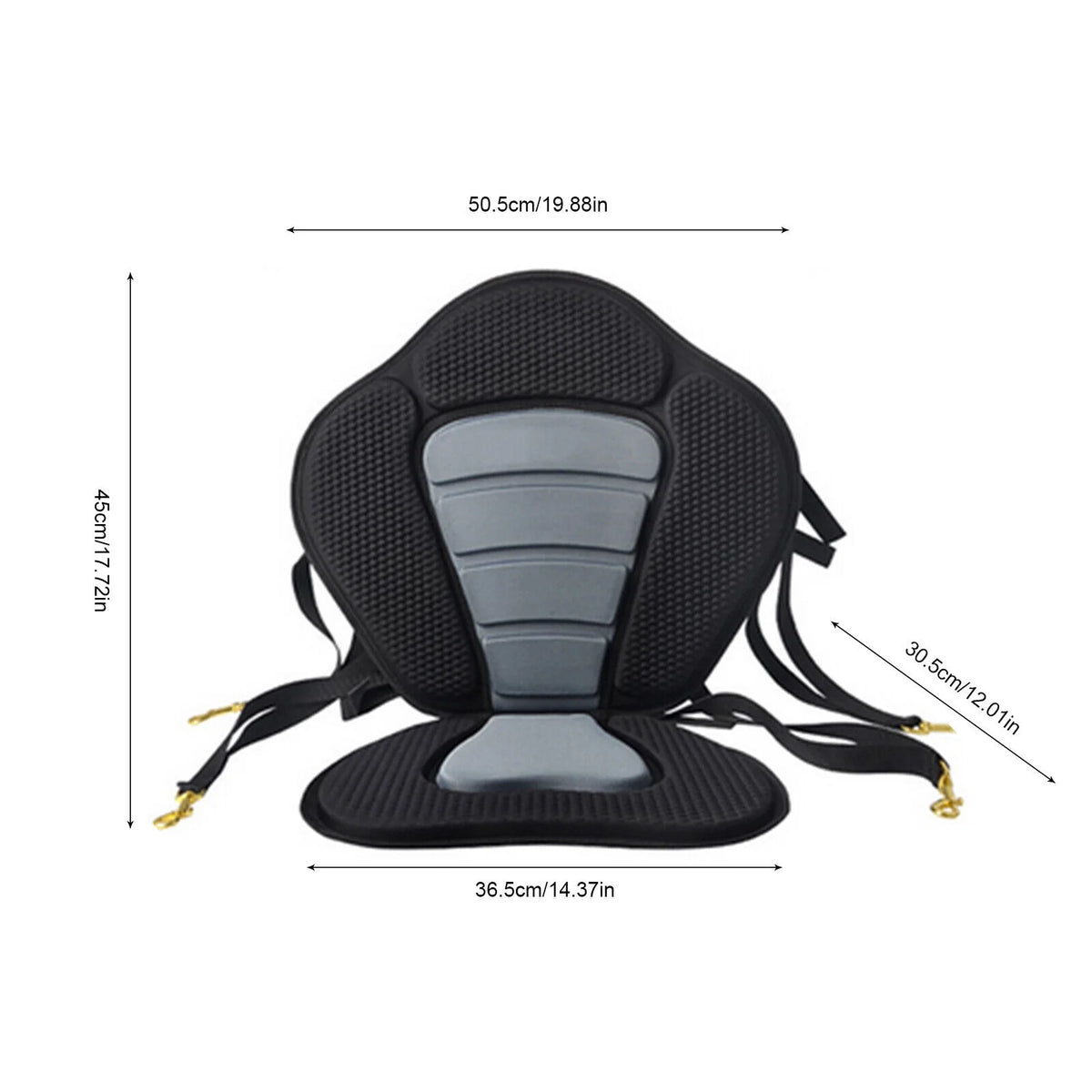 Padded Kayak Seat with Storage Bag Detachable Canoe Seat Q97225