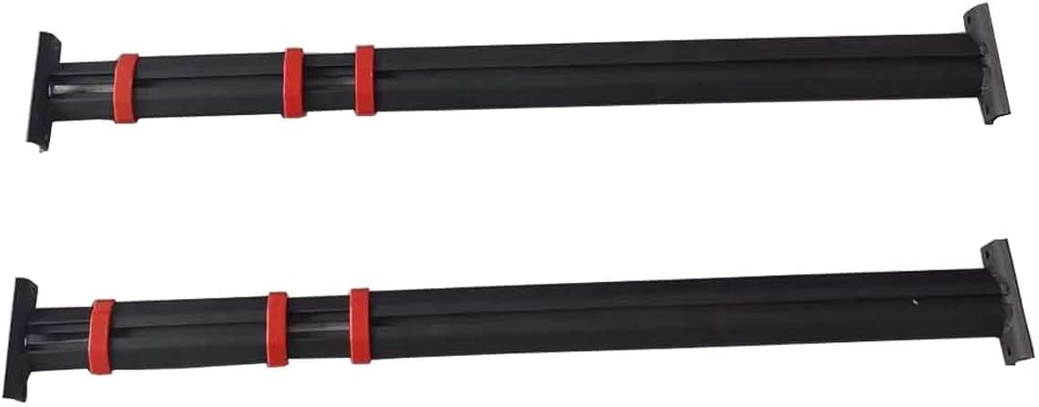 Adjustable Height Pickup Truck Bed Rack Cross Bars Universal Extendable W55156