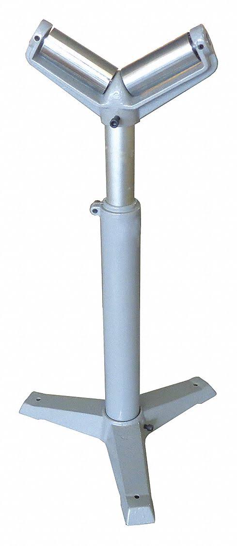 Roller Stand, V-Style, 23 to 38-1/2 in. J57446