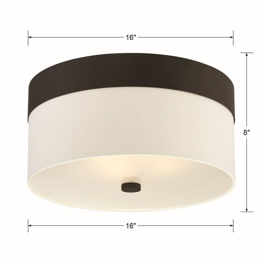 Polished Nickel 3 Light Ceiling Mount E16555