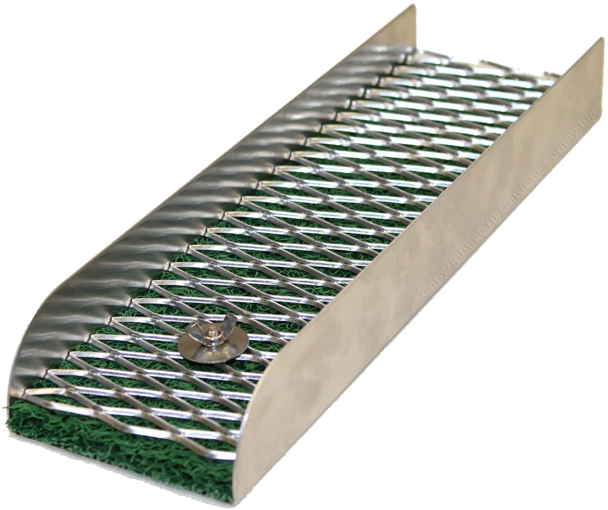 12 inch Portable Aluminum Alloy Gold Sluice Box with Miner's Moss and V Matting L40573
