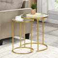 Glass Top Frame Nesting Tables H888