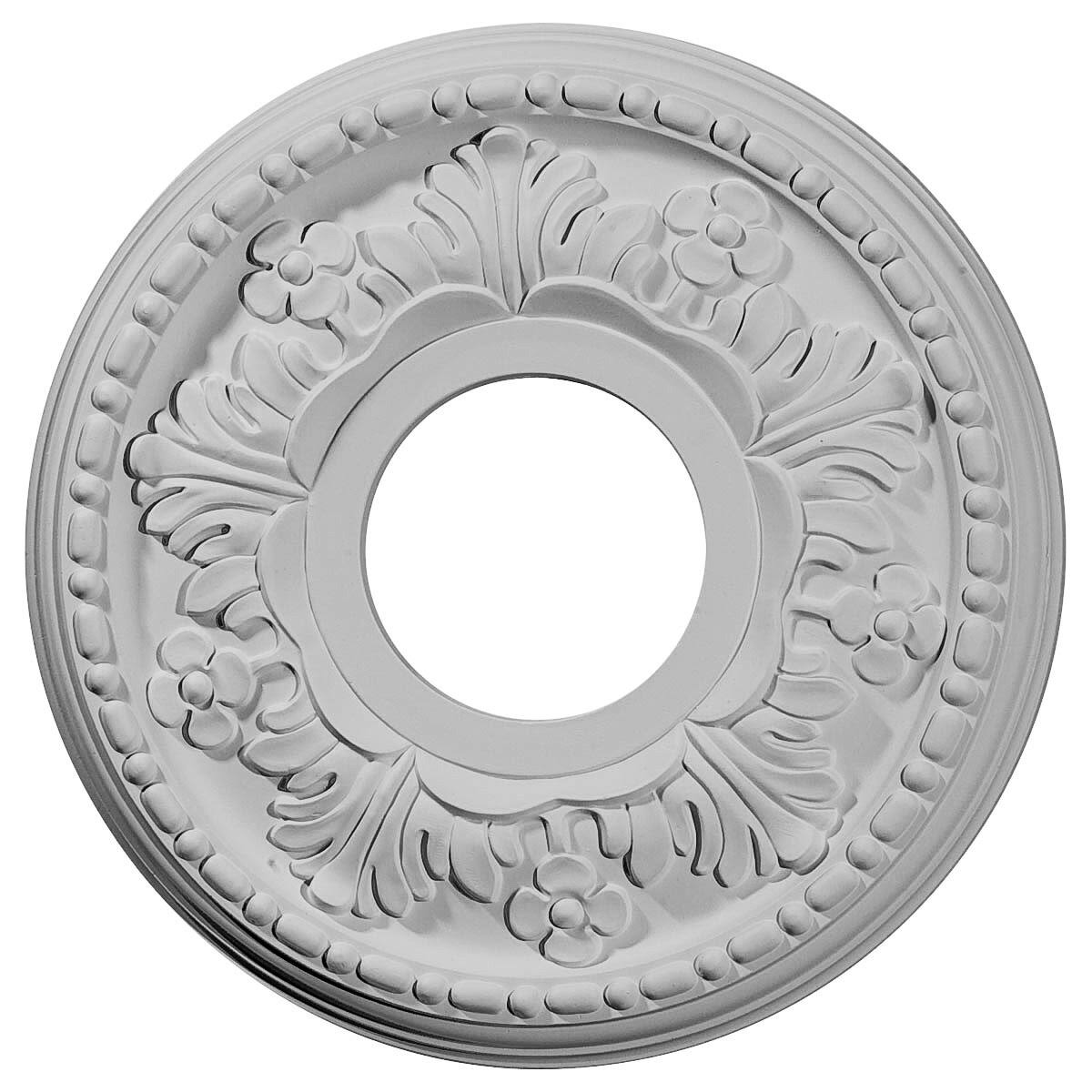 Ultra Pure White Crackle Ceiling Medallion L1571