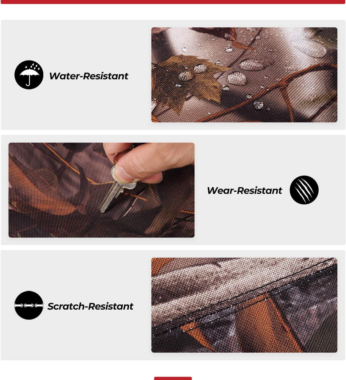 Waterproof Camo Seat Cover Set D842