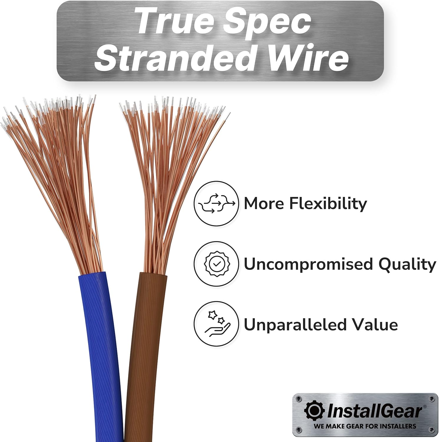 14 Gauge AWG 500ft Speaker Wire Cable Blue Black Pack of 2 X96325