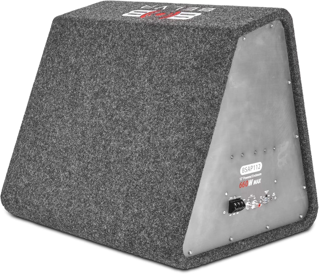 12" Powered Vented Subwoofer Enclosure with Built-in Amplifier W4574