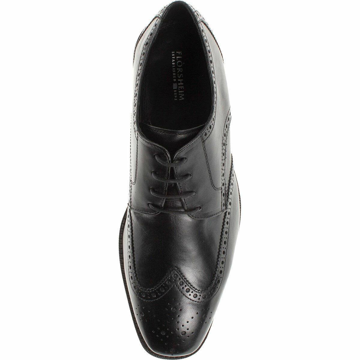 Black Wing Tip Shoes N523