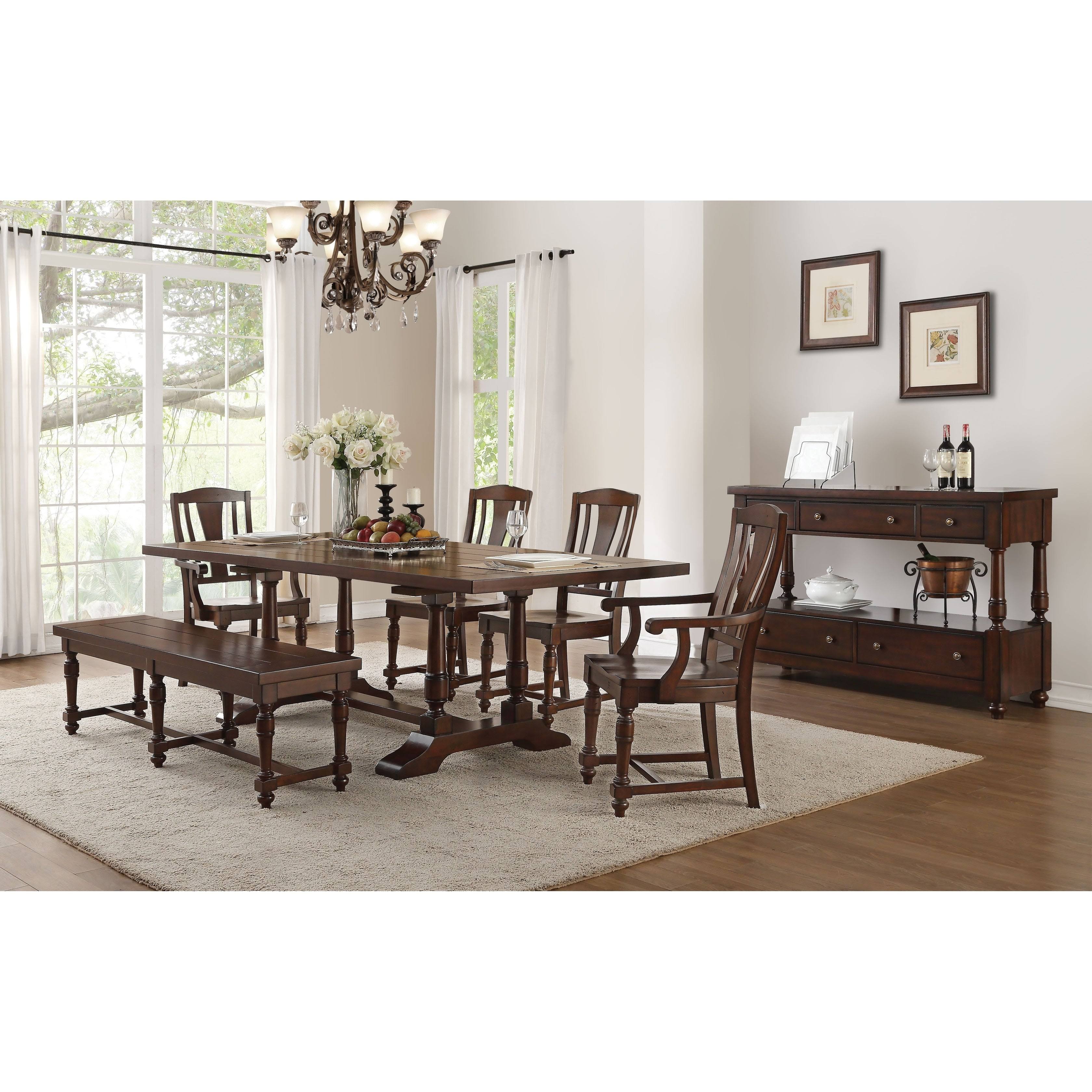 Cherry Side Chair Set of 2 R927692