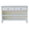 Beach White Cottage Console Table C10665