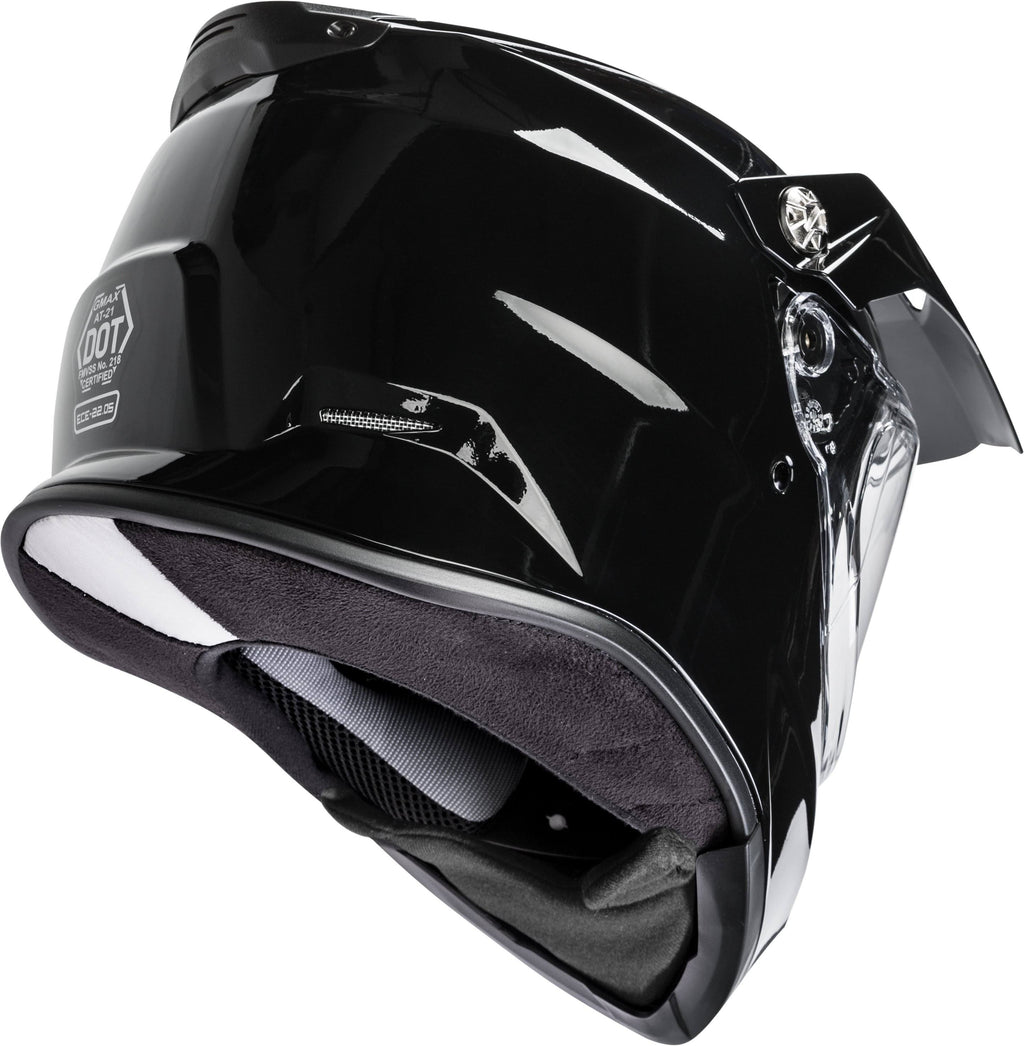 Black XL Snow Helmet with Electric Shield J59701