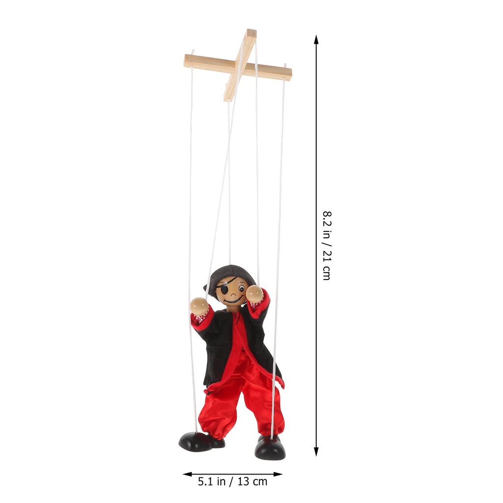 Wood Pirate String Marionette Puppet Toy D906