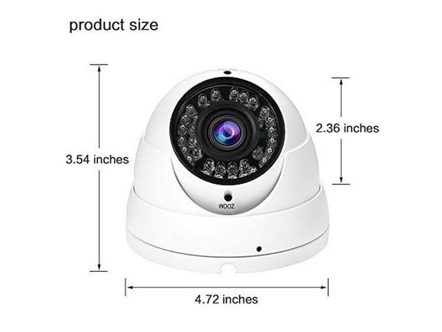 Dome Security Camera 2.8mm-12mm Varifocal Lens 100ft V533098
