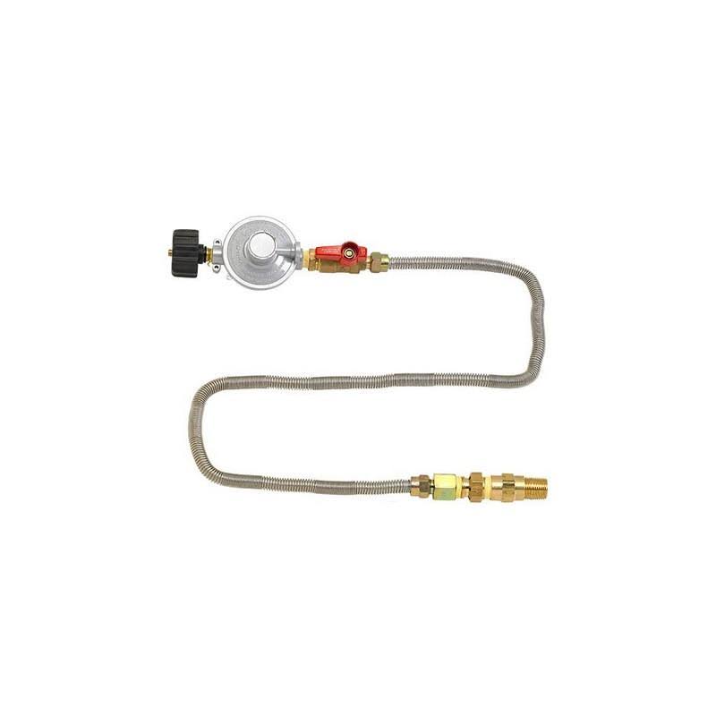 25x22 Round Stainless Steel Drop-In Pan with Match Light Kit I448