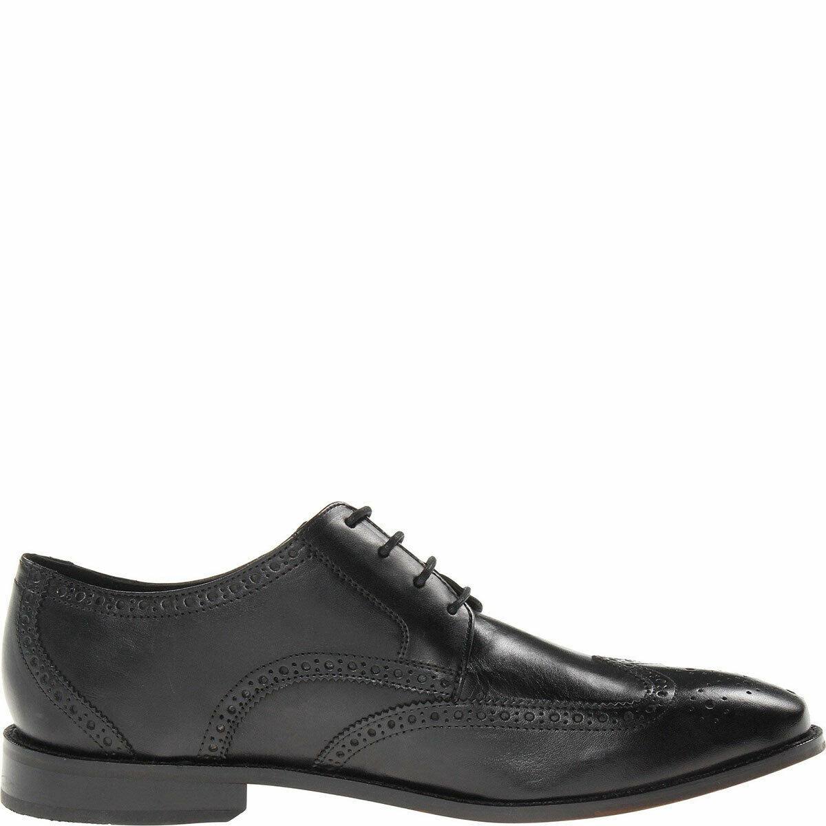 Black Wing Tip Shoes N523