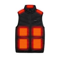 Winter Heated Solid Coat Padded Cotton Vest W45789